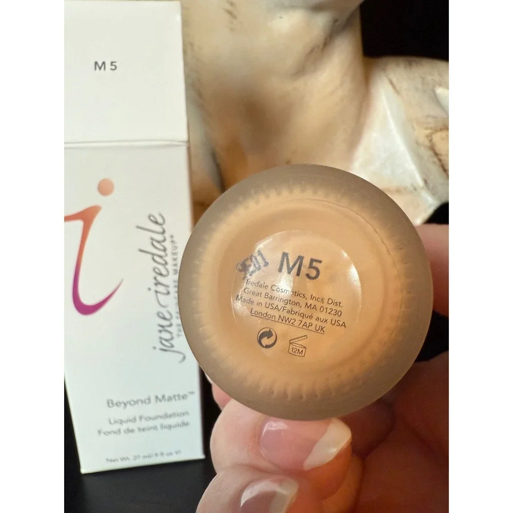 Jane Iredale Beyond Matte Liquid Foundation M5 Skincare Makeup 27ml .9 fl oz New